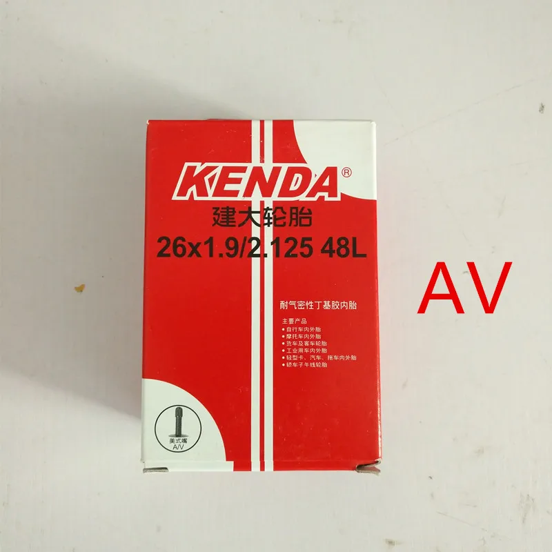 Сверхлегкая велосипедная трубка Kenda 26*1 9/2 125 для горного велосипеда из бутила