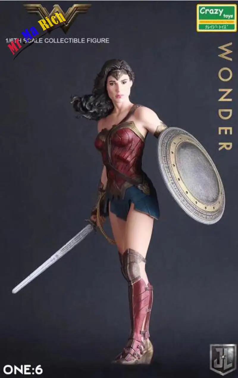Pazzo Giocattoli фигурка Бэтмен против Супермена Dawn Of Justice Wonder Woman экшн ПВХ Da Collezione