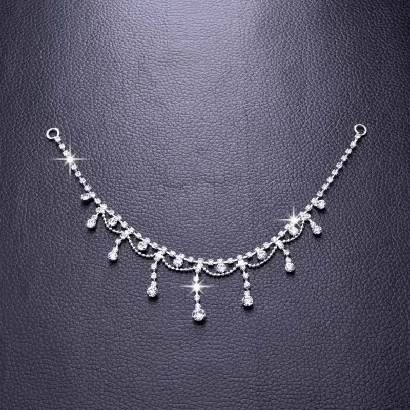 Сделай Сам 5 шт. бахрома ожерелья свадебное платье вырез аппликации пришивная