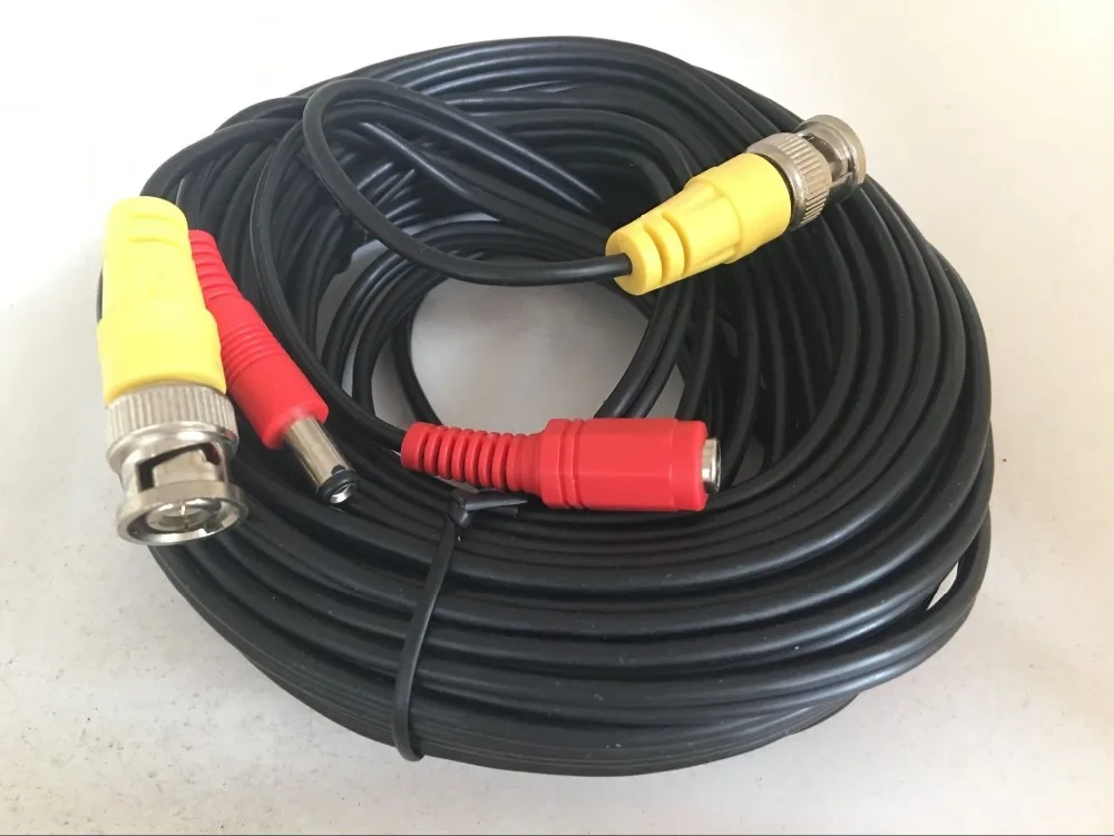 

Кабель BNC + DC для камеры видеонаблюдения, 15 м