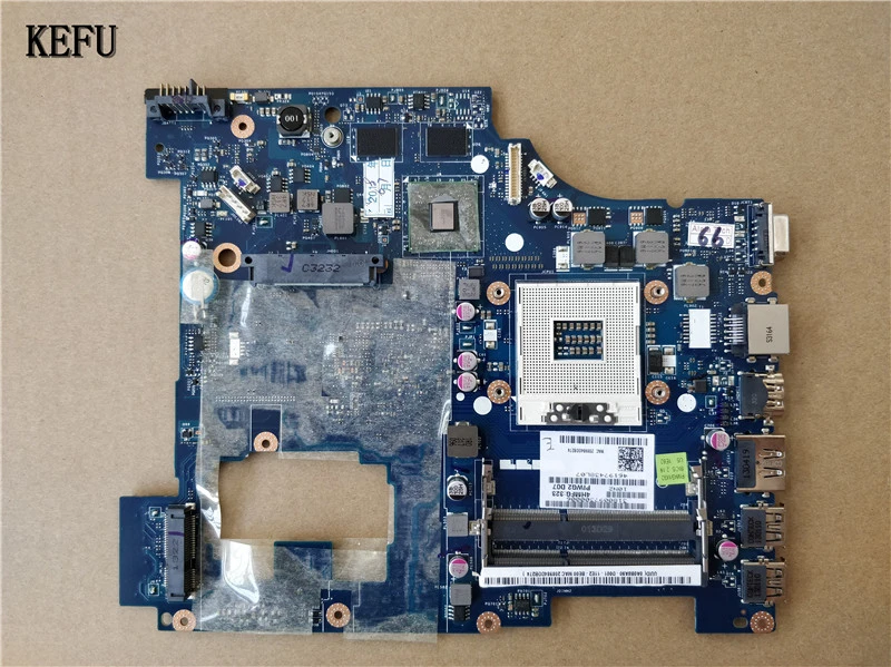 KEFU Бесплатная доставка Для Lenovo G570 PIWG2 LA 6753P HM65 Материнская плата для ноутбука 100%