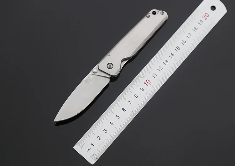 SANRENMU 7096 из нержавеющей стали EDC карманный складной нож с зажимом для ремня для путешествий, кемпинга и охоты