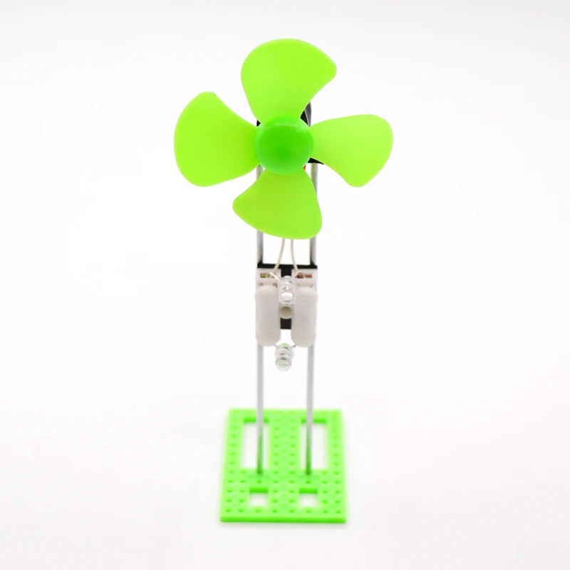 DIY ветер лопасти модель генератор светильник научный эксперимент|Генераторы
