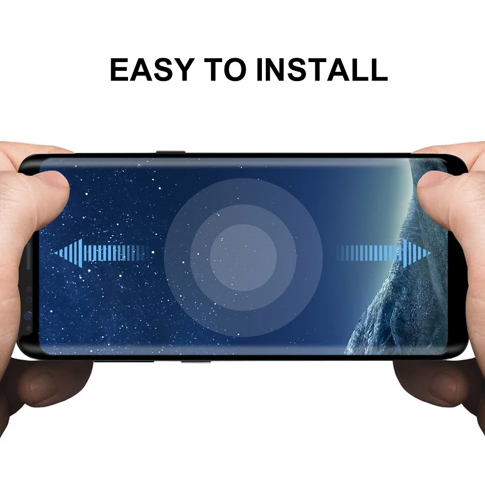 Маленькая версия закаленное 3d стекло с изогнутыми краями для Samsung Galaxy S8 защитная