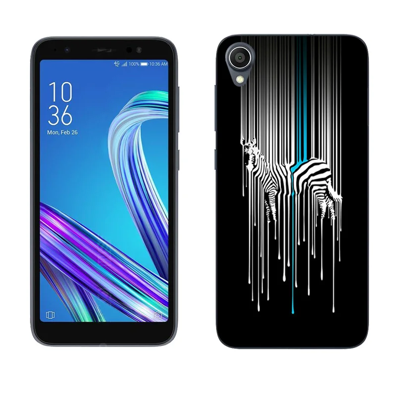 Чехол для Asus ZenFone Live (L1) ZA550KL чехол силиконовый городская жизнь расписанный ASUS