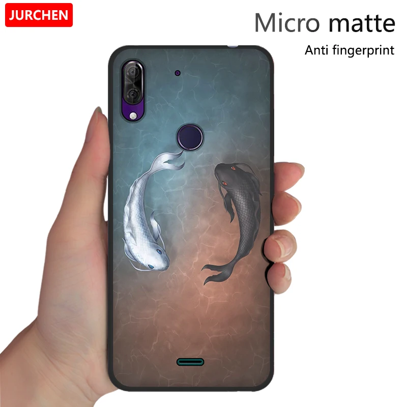 JURCHEN ТПУ мягкий чехол для Wiko View 2 Plus телефона с милым мультяшным принтом