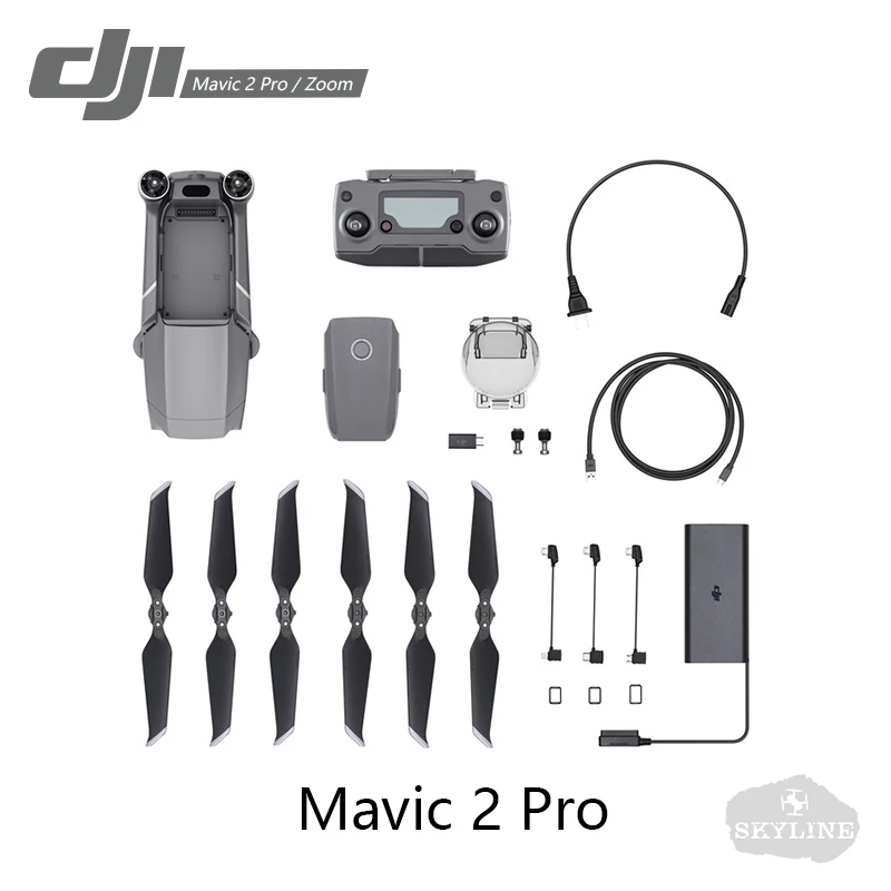 Складной Дрон DJI Mavic 2 Pro/Mavic2 Zoom, камера Hasselblad 20MP " CMOS 4K HD видео 8000 м Пульт дистанционного управления 31 мин Время полета