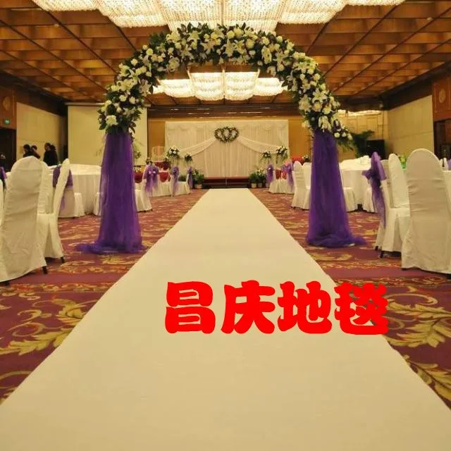 

20m/lot Luxury Wedding decoration white Wedding Carpet Runner 1.5 meter width by 20 meter length wedding party decoration supply