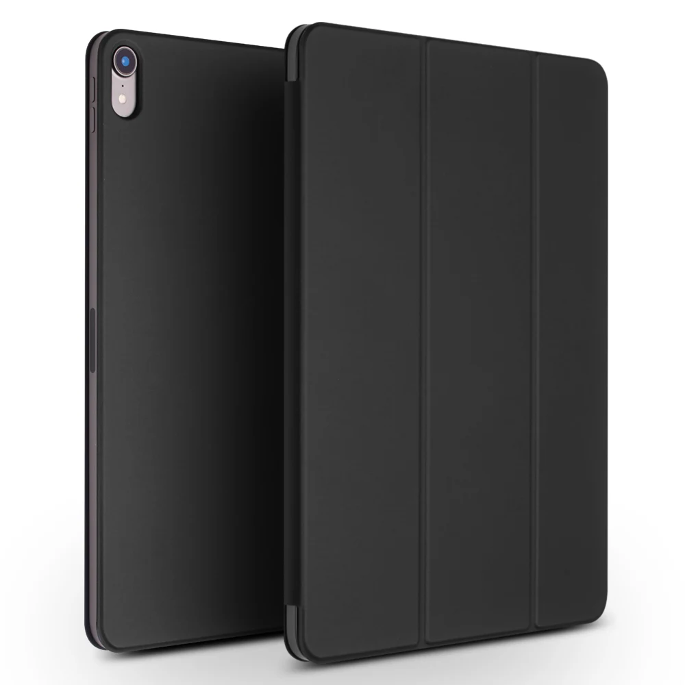 QIALINO ультра тонкий чехол для планшета из натуральной кожи для Apple iPad Pro 12,9 функция пробуждения и сна флип чехол для iPad Pro 11 - Цвет: Black 11