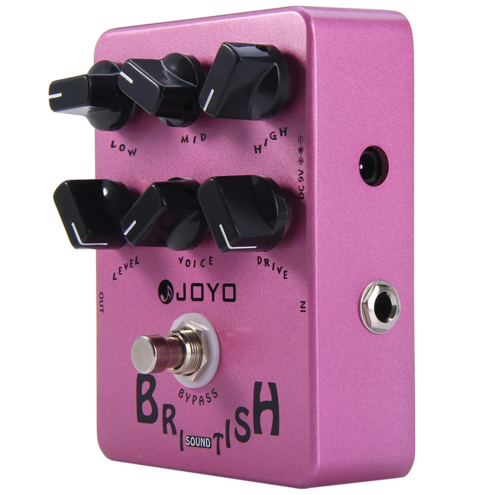 JOYO JF-16 электрическая гитарная педаль эффектов True Bypass дизайн Британский звук