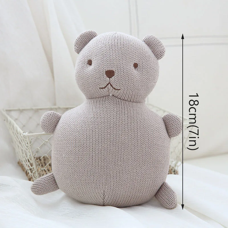 Детский вязаный шерстяной кролик игрушечные единороги Мягкие Игрушки для