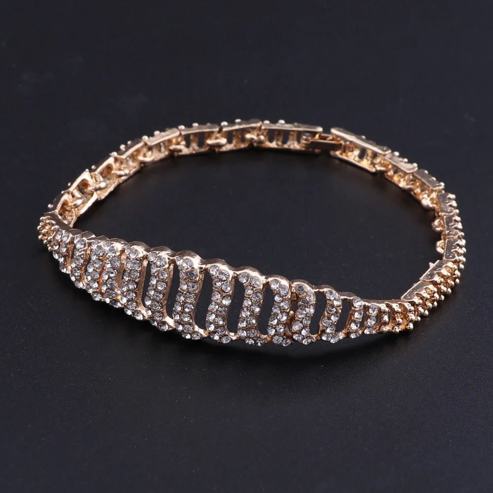 OEOEOS Свадебный женский ювелирный набор нигерийские бусы ожерелье серьги вечерние