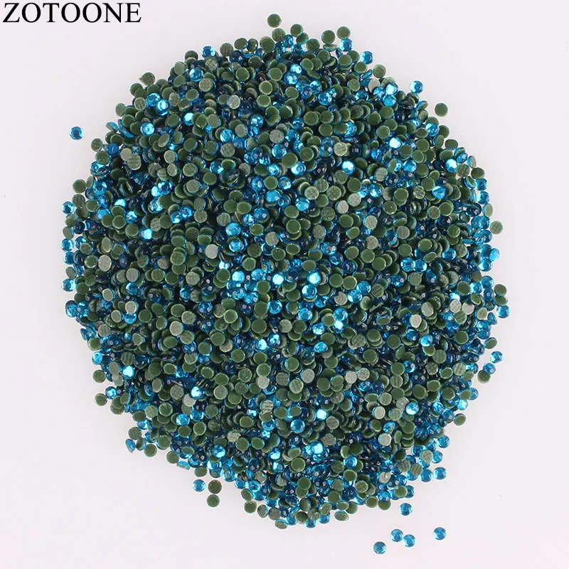 ZOTOONE 2 3 мм 1440 шт Стразы для дизайна ногтей украшения исправленное железо одежды