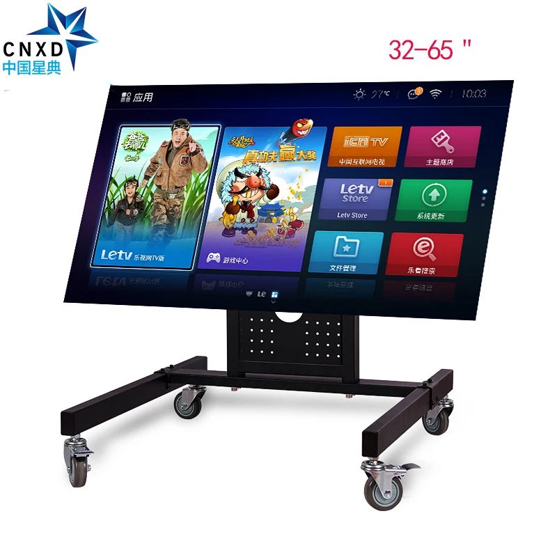 Подставка для подвижного телевизора тележка мобильного ТВ 32 65 дюймов плазменный