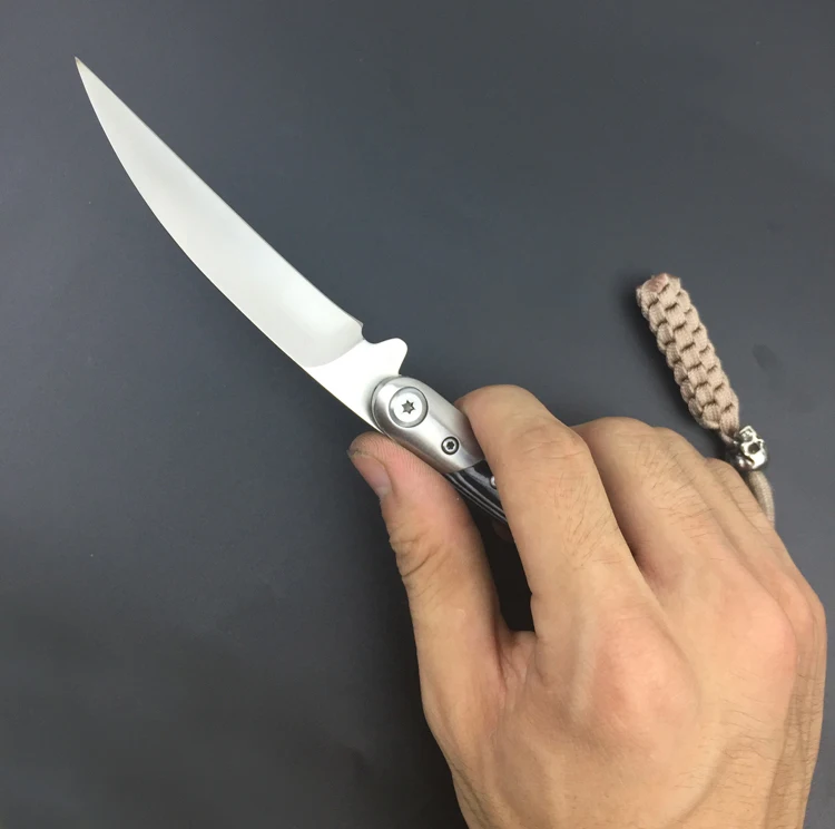 Busse D2 стали Тактический нож складной кемпинг выживания Ножи Охотничьи карманный