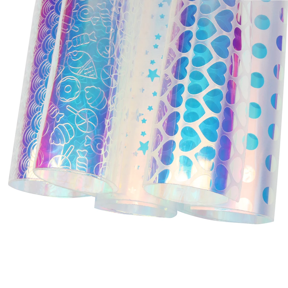 Кожаные тканевые листы Cheerbows водостойкие гладкие прозрачные виниловые для