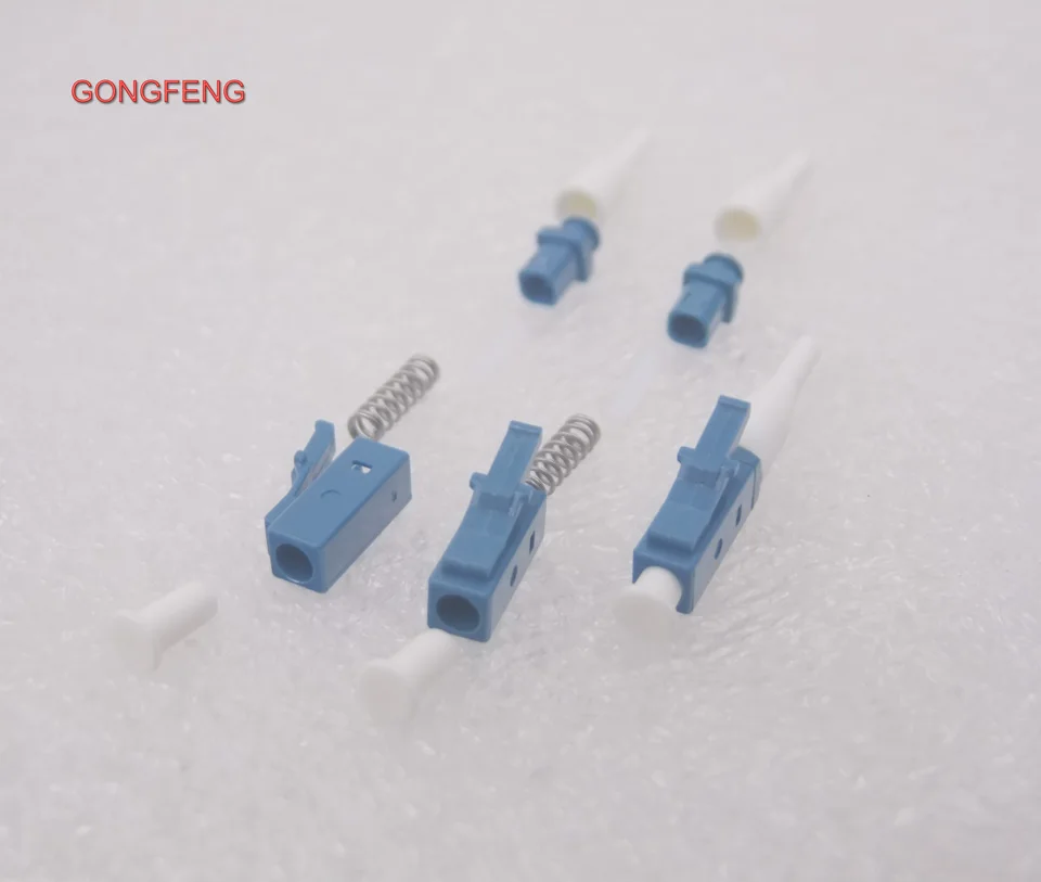 GONGFENG 200 шт. новый быстрый волоконно оптический коннектор части LC/PC 0.9 одножильный