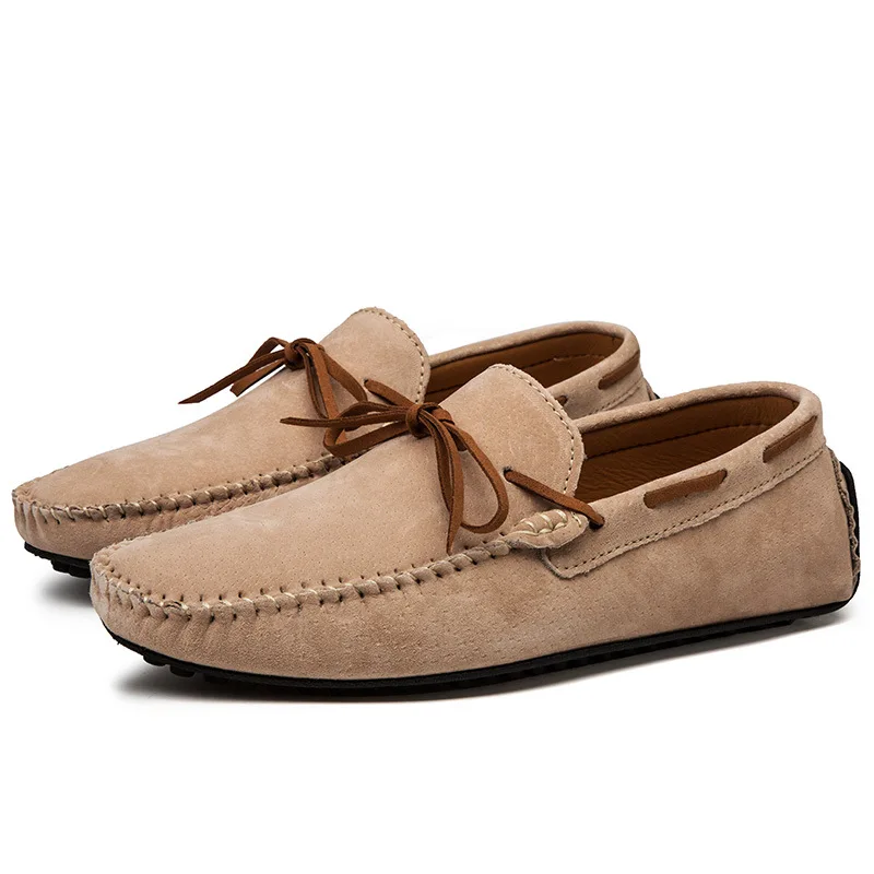Novelty Fashion Casual Loafers Shoes for Men Solid Spring Autumm Flat Slip On Classics Driving | Обувь