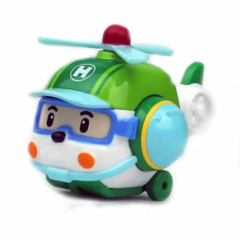 051 07 same picture Robocar Poli Модель Автомобиля Робот Поли Рой Хейли Аниме Фигурку Игрушки Автомобиль Корея детские Фигурки Игрушки Для Детей Подарки - Цвет: 051 07 same picture