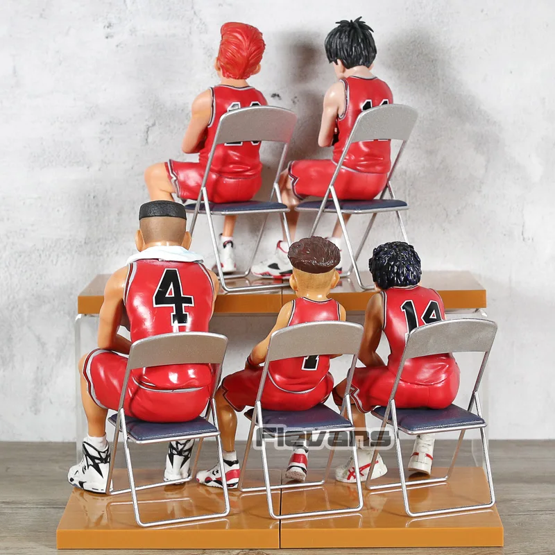 Slam Dunk Hanamichi Sakuragi/Rukawa Kaede/Акаги Такенори/Mitsui Hisashi/Miyagi Ryota ПВХ фигурка модель
