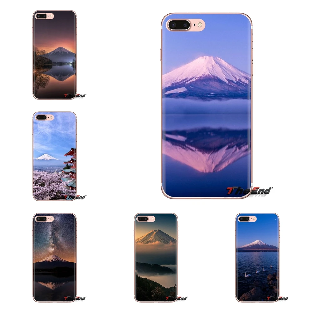 Розовый Mt. Fuji Fujisan в любви Япония силиконовый чехол для телефона Huawei Mate Honor 4C 5C 5X 6X 7