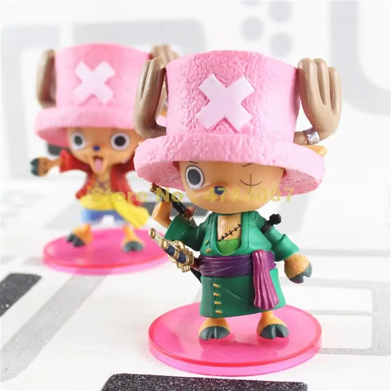 4 шт./компл. Аниме one piece 1th Тони Чоппер модель для косплея ПВХ экшн-фигурка кукла