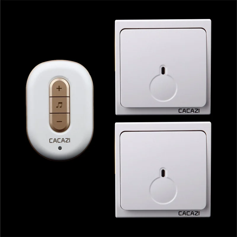 Бесплатная доставка! 2 передатчик + 1 Приемник Новый Беспроводной Дверной Звонок С