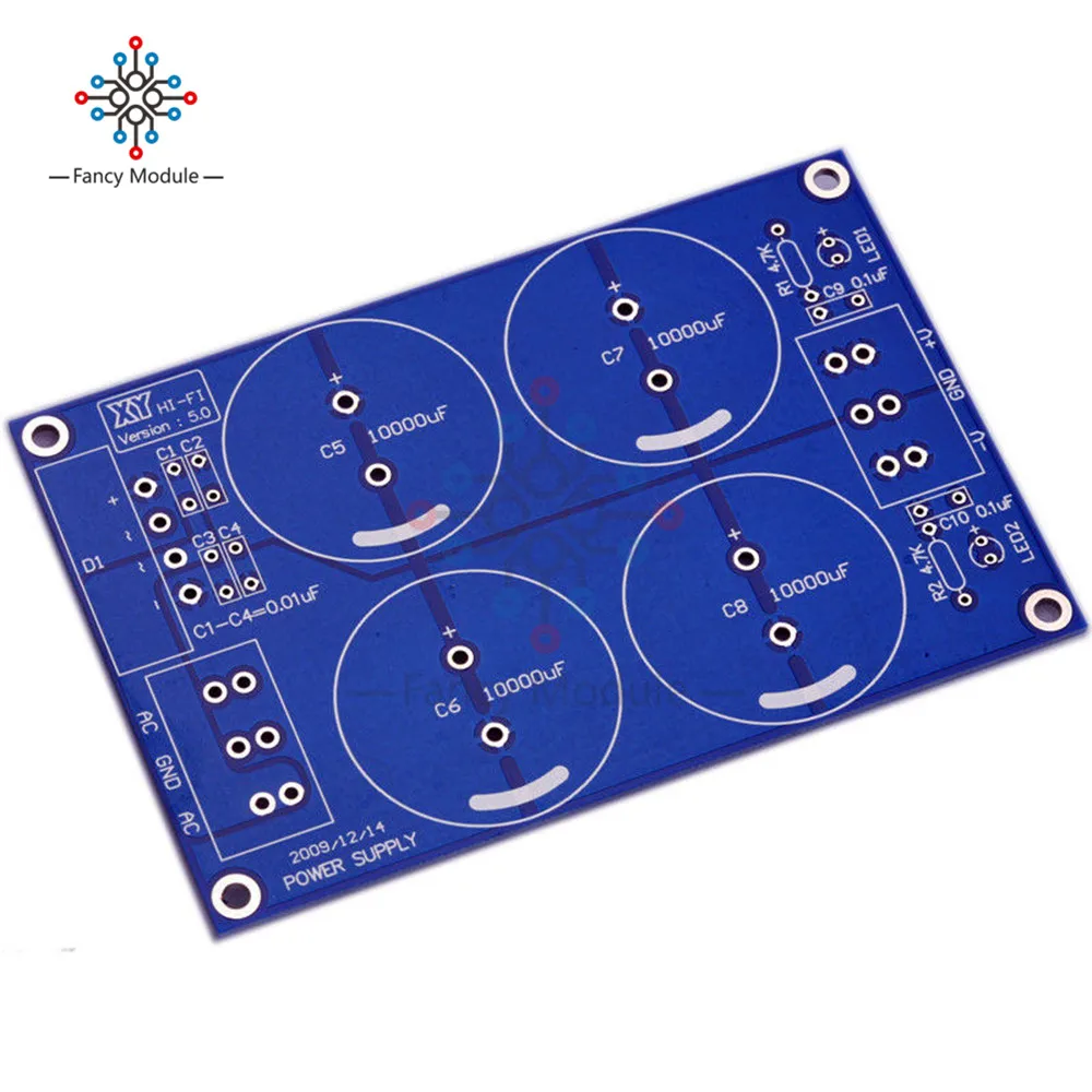 

4*10000uF/50V Rectifier Filter Power Supply Board For LM3886TF / TDA7293 PCB