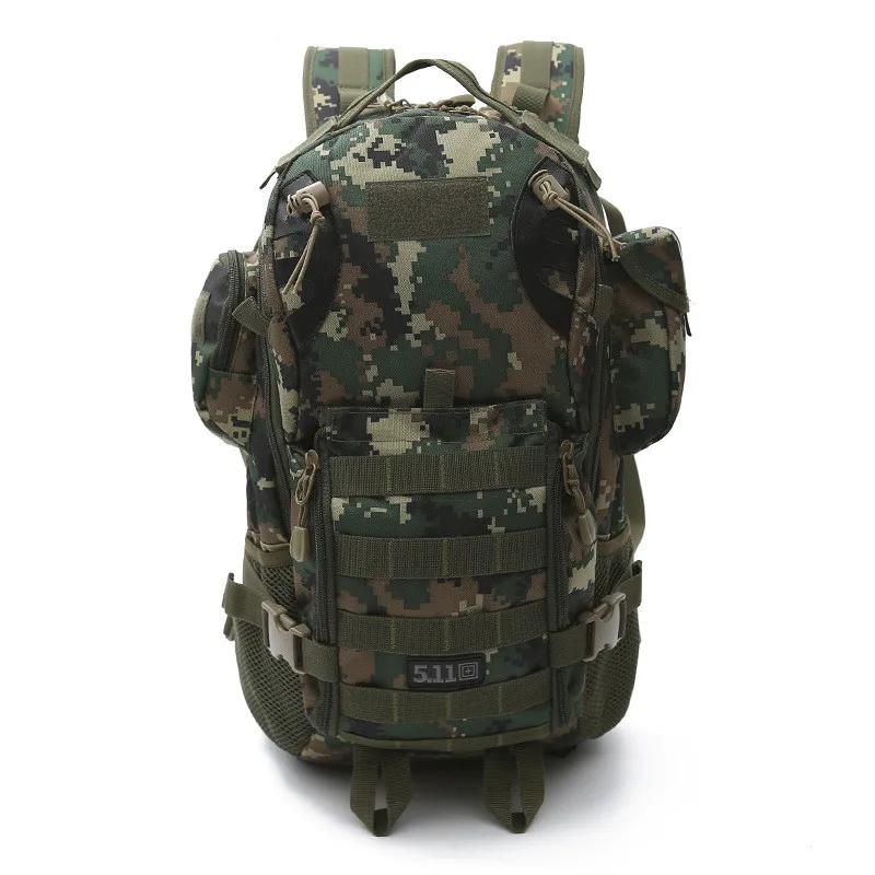 ACU Camouflage SWYIVY 50L Военная армейская сумка высокого качества водонепроницаемые нейлоновые камуфляжные рюкзаки треккинг 3P тактический рюкзак мужская спортивная сумка - Цвет: ACU Camouflage