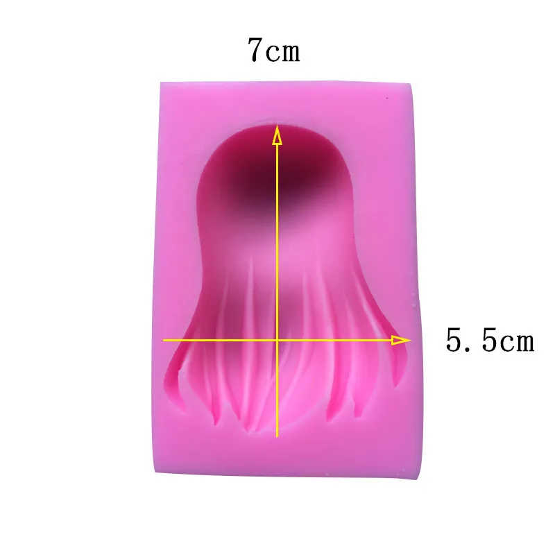 Форма для длинных волос сделай сам формы глины помадки сахара желе форма торта