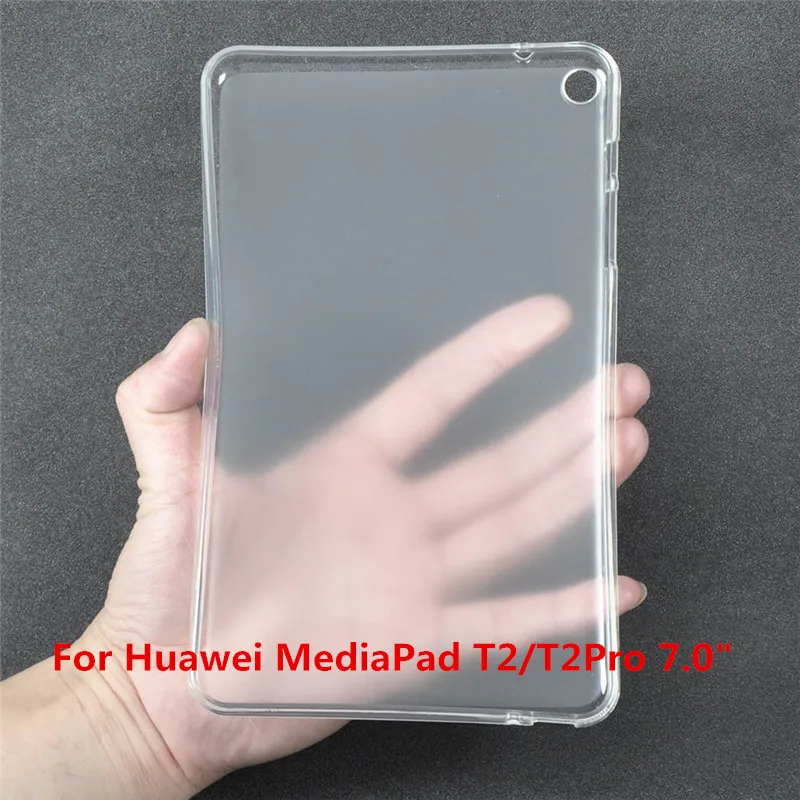 For T2 T2Pro 7.0inch Ультра-тонкие капли сопротивление силиконовый чехол для huawei MediaPad T2/T2Pro " тонкий матовый чехол для huawei mediaPad S8-701U/301U/M1 - Цвет: For T2 T2Pro 7.0inch