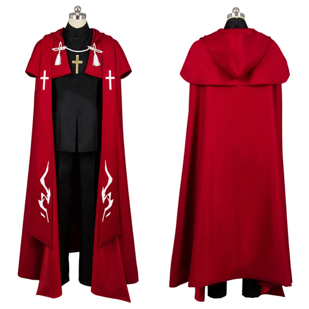 Косплей Fate Grand Order Amakusa Shirou Tokisada красный костюм косплей Хэллоуин для девочек