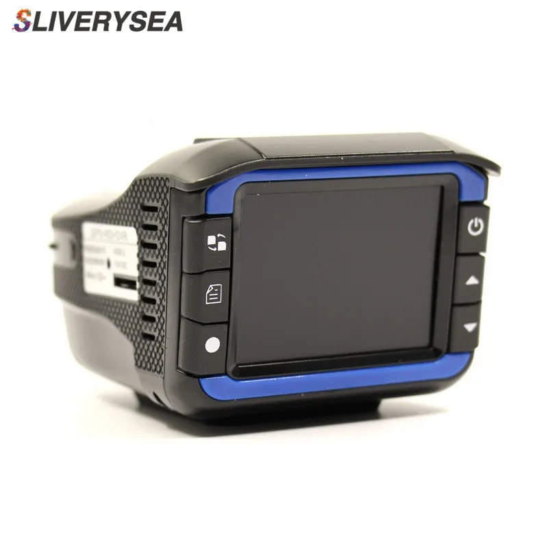 SLIVERYSEA 720P 3 в 1 Автомобильный видеорегистратор Cmera/радар-детектор скорости/gps Трековый рекордер Автомобильный детектор с русским языком голоса