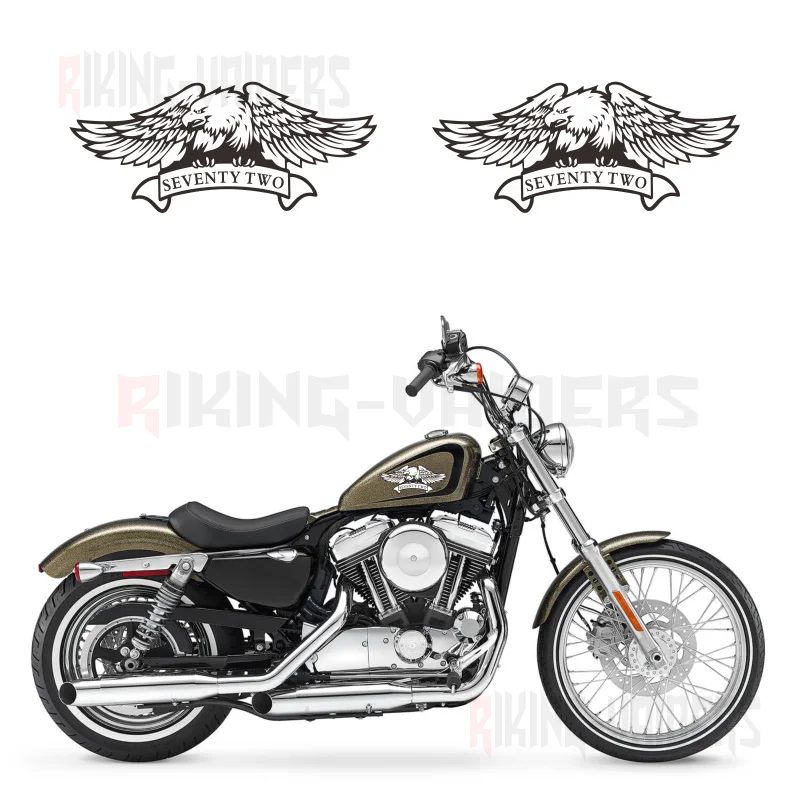 Наклейки с логотипом орла на заказ наклейки топливный бак виниловые для Harley Sportster