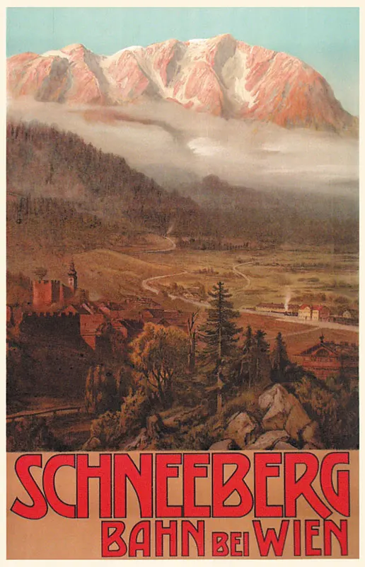 Австрия Туризм Путешествия постеры Инсбрук тирол классические настенные