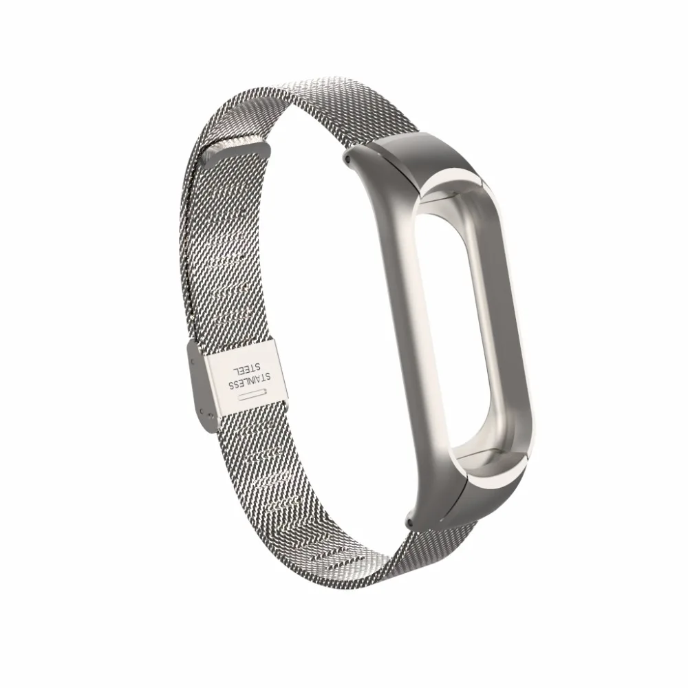 Браслет mi band 3 для Xiaomi mi band 3 металлический ремешок на запястье Безвинтовой браслет из нержавеющей стали напульсники mi Band 3