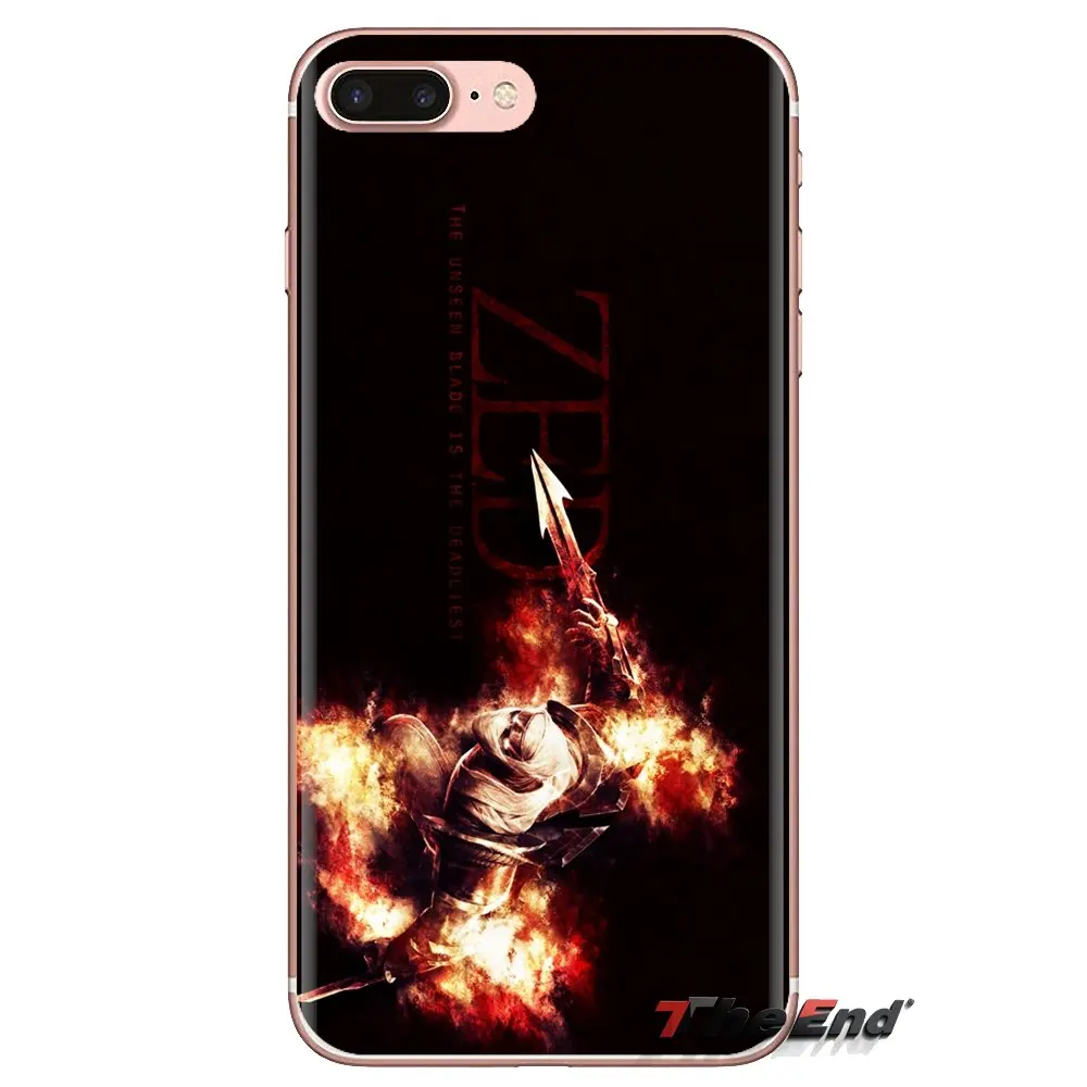 For iPod Touch Apple iPhone 4 4S 5 5S SE 5C 6 6S 7 8 X XR XS Plus MAX Zed Game Transparent Soft Shell Covers |