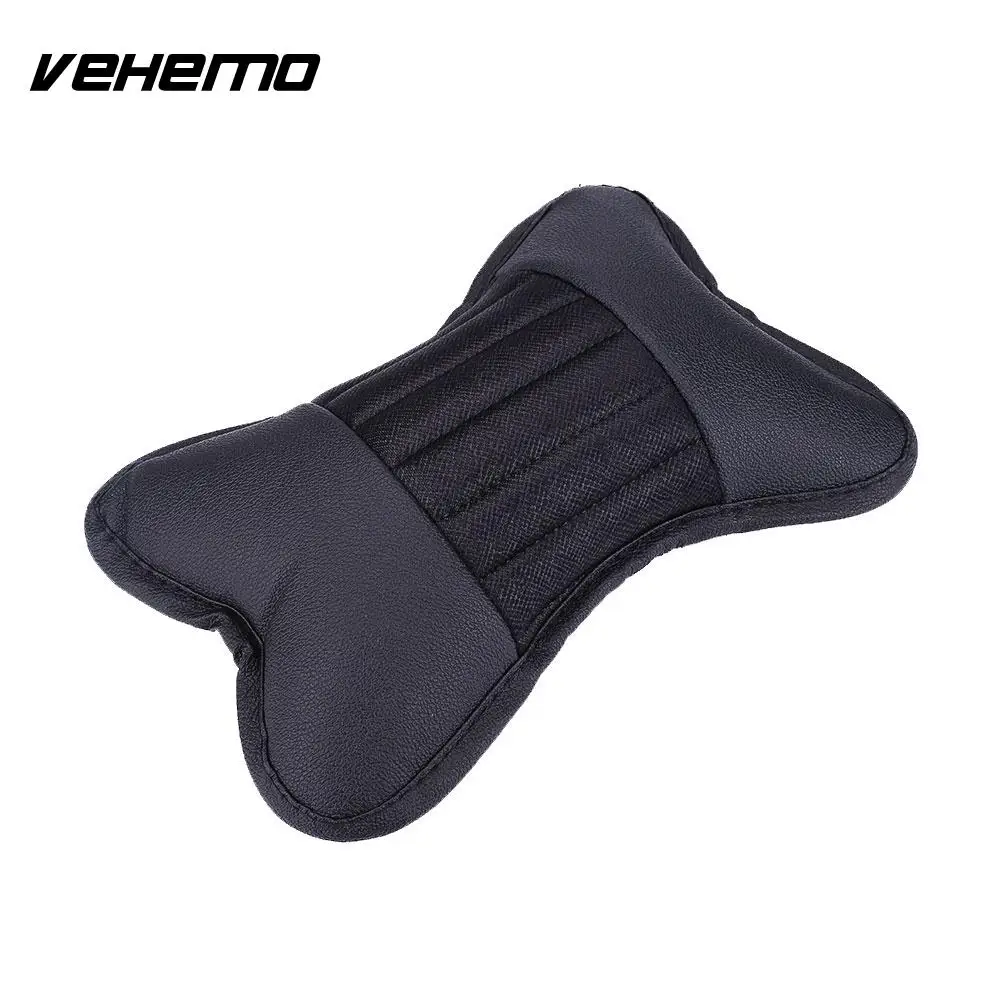 Автомобиль NeckPillow из искусственной кожи подголовник сиденья Отдых Подушка