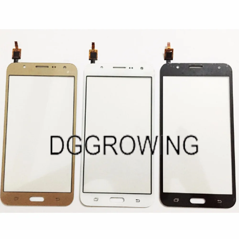 DGGROWING 10 шт./лот 100% испытано Замена передних стеклянных линз для Samsung Galaxy J7 J700