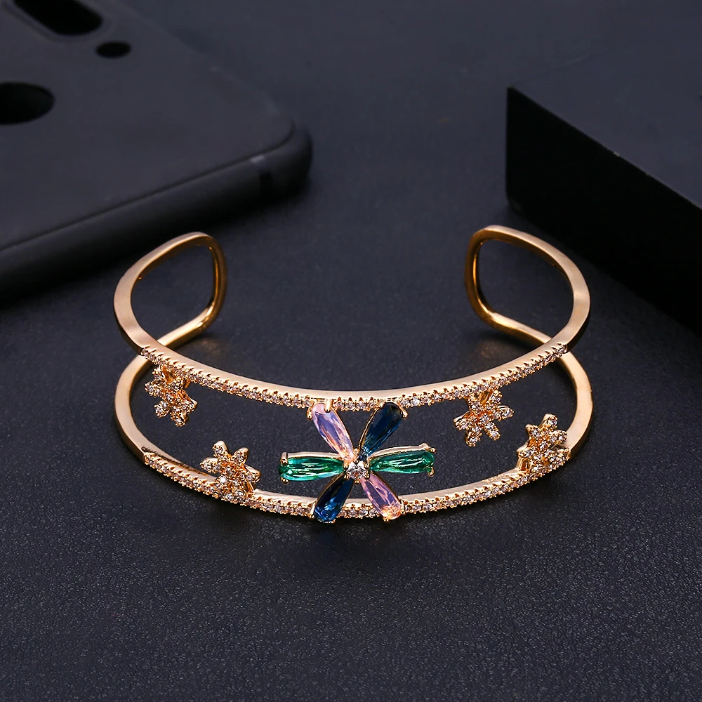 Jankely mona Новая мода AAA кубический цирконий браслет с багетками Micro Pave Установка