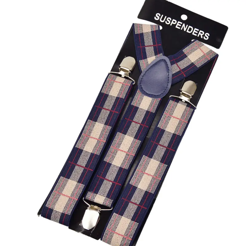 Подтяжки в стиле пэчворк для мужчин и женщин Эластичные Y образные подтяжки 120 см 3