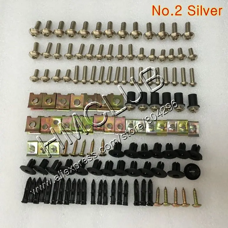 Полный Обтекатель Болты комплект для HONDA VTR1000F 1997 1998 1999 2000 2001 2002 2005 VTR 1000 F 1000F 97 всего тела винты винт с мелкой резьбой