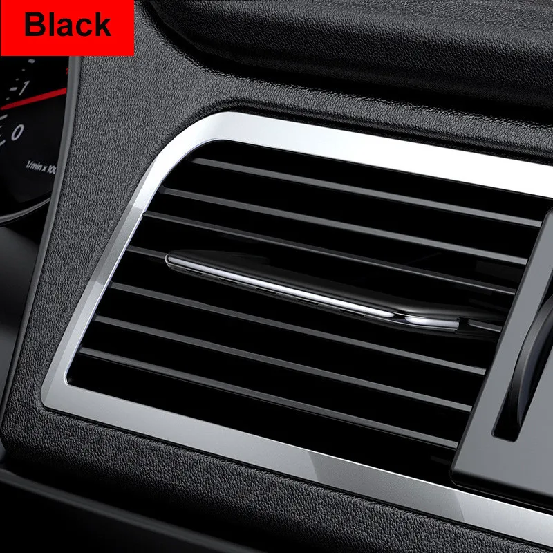 Air Freshener Black Baseus Автомобильный держатель для телефона на магните с ароматерапия зажим для освежителя воздуха автоматический выход духи Арома диффузор супер тонкий автомобильный освежитель воздуха - Цвет: Air Freshener Black