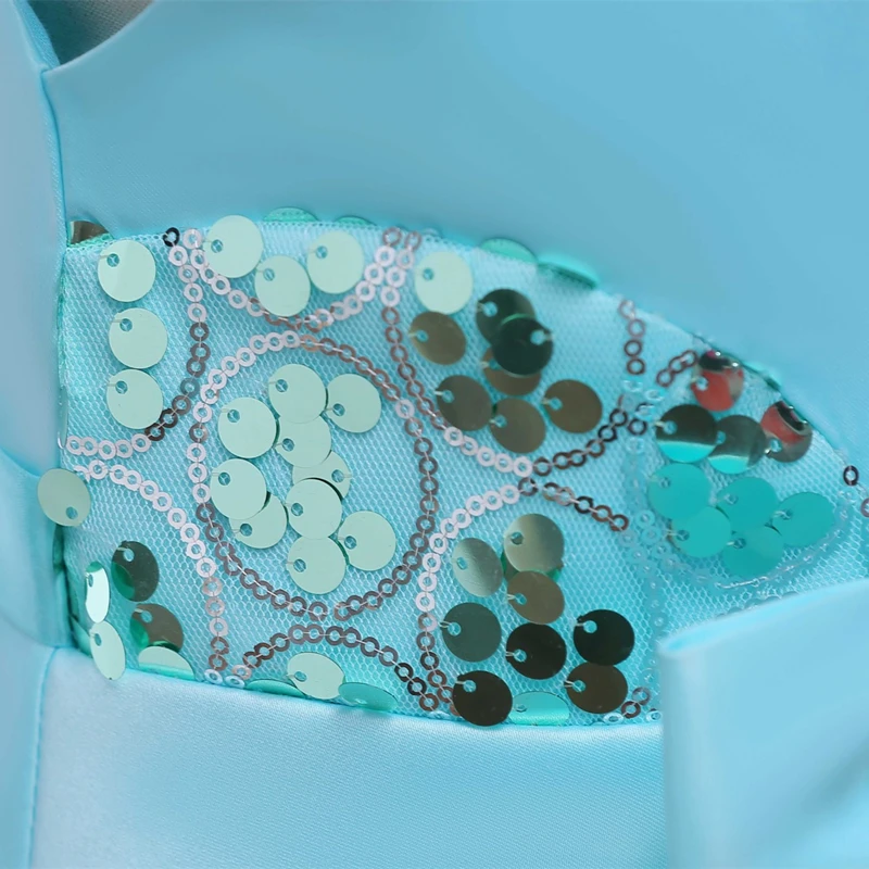 

Girls Dress 2018 Kids Sequins Sleeveless Party Dresses For Girls Princess CostumesSolid Children Clothes