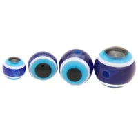 681012mm turkey medusa blue eye evil nazar stripe round acrylic resin beads for diy jewelry accessories handmade craft making