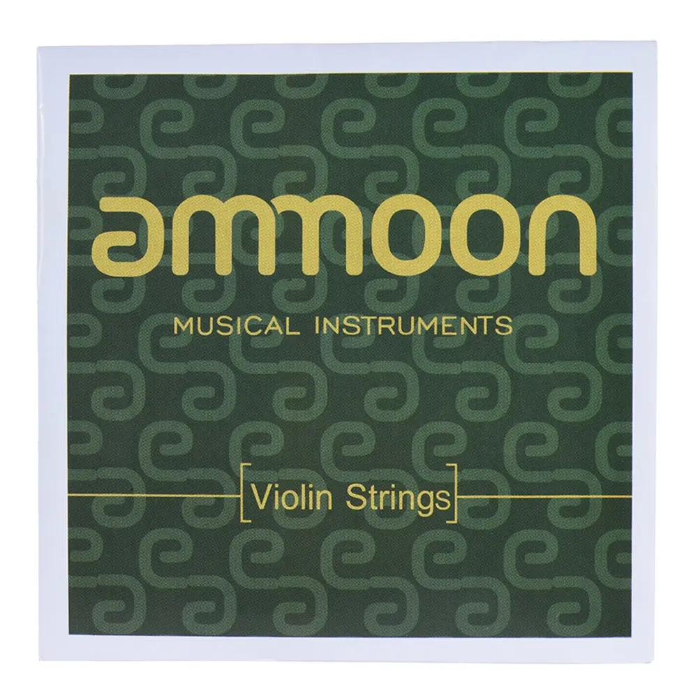 Полный набор высококачественных струн для скрипки ammoon 1/2 и 1/4 Струны стальные