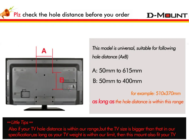D-крепление PTB-902MF 3" 37" 4" 50" 6" Наклонный ЖК-телевизор настенный поворотный кронштейн для led ТВ полка
