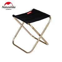 naturehike stool folding chair outdoor aluminium alloy camping chair outdoor stool portable hiking outdoor backrest ultralight