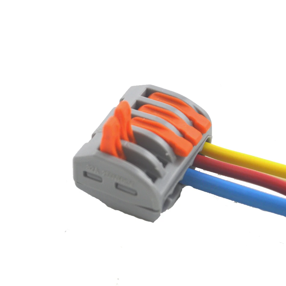 Универсальный Компактный проводки Conector клеммный блок разъемов Терминатор