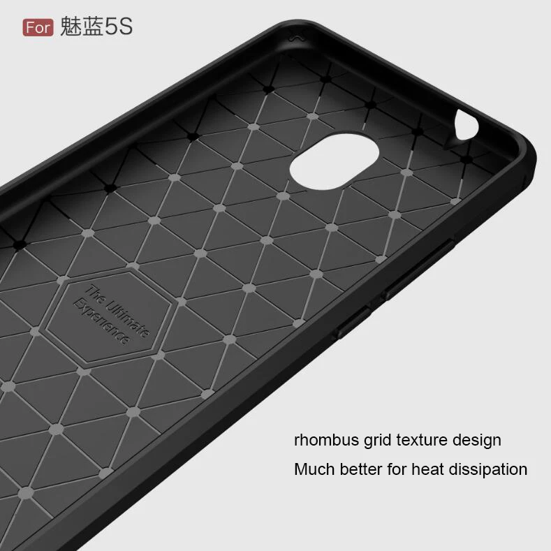 Чехол для Meizu M5s (Meilan 5S) M5 Note силиконовый матовый жесткий чехол M5S задняя крышка